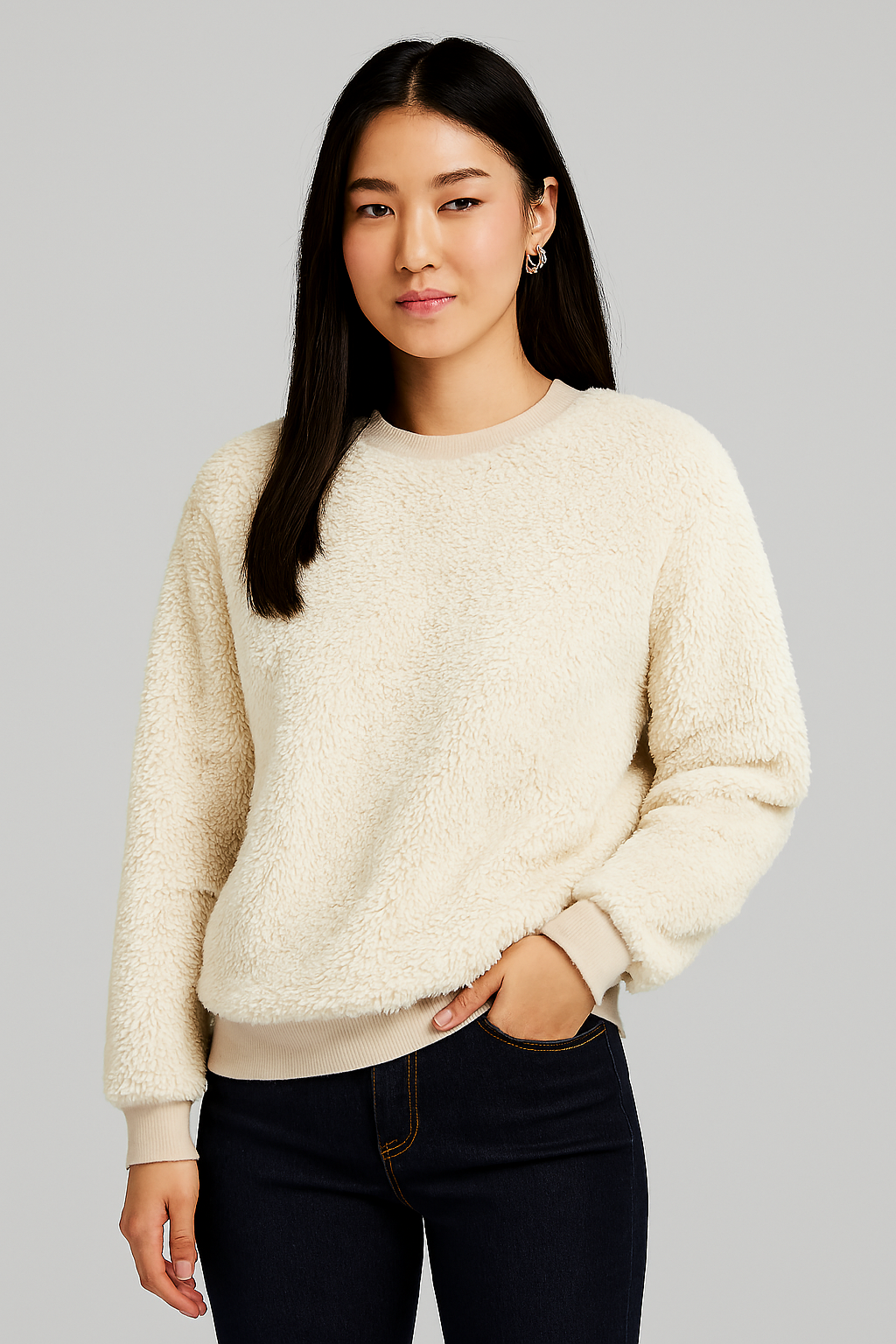 Plush Fleece Sweater